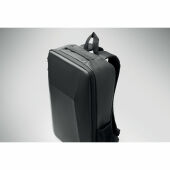NOVIX - 15" harde shell RPET rugzak - Zwart