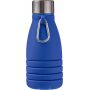 Siliconen opvouwbare drinkfles Erin 550 ml kobaltblauw