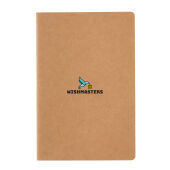 A5 standard softcover notitieboek, bruin