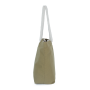 Totebag in marinestijl Washed Lichen Green One Size