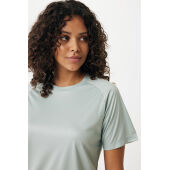IQONIQ Tikal gerecycled polyester sneldrogend sport t-shirt, iceberg green (XXS)