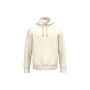 Ecologische uniseks sweater met capuchon Raw Natural XXS