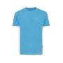 Iqoniq Bryce gerecycled katoen t-shirt, tranquil blue (L)