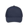 5 Panel Promo Cap Lightly Laminated navy one size