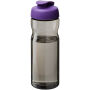 H2O Active® Eco Base 650 ml sportfles met kanteldeksel - Charcoal/Paars