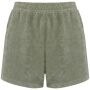 Ecologische badstof damesshort almond green XL