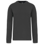 Sweater ingezette mouwen Dark Grey XXL
