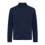 IQONIQ Talung gerecycled polyester fleece jas met rits, donkerblauw (L)