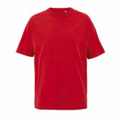 BOXY MEN - BOXY OVERSIZE T-SHIRT HEREN - L - Helder Rood