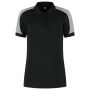 Poloshirt Bicolor Redefined Dames 206108 Black-Grey XS