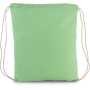 Rugzakje van biokatoen met koordjes Pistachio Green One Size