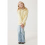 IQONIQ Yengo kids recycled katoen hoodie met steekzakken, cream yellow (910)