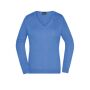 Ladies' V-Neck Pullover glacier-blue XS