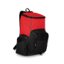 Gerecycleerde en sportrugzak met vak voor spulletjes Red / Black One Size