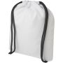 Clif RPET sublimatietas met trekkoord - Zwart/Wit
