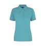 PRO Wear poloshirt | dames - Stoffige aqua, XS