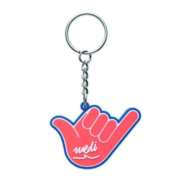 Gepersonaliseerde NFC-sleutelhanger van PVC-rubber met een dubbelzijdig logo-ontwerp Gepersonaliseerde NFC-sleutelhanger van PVC-rubber met een dubbelzijdig logo-ontwerp