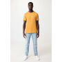 IQONIQ Bryce gerecycled katoen t-shirt, ochre yellow (L)