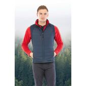 Black compass gewatteerde softshell bodywarmer Black / Grey 4XL