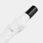 Opvouwbare, uit 2 secties bestaande manueel te openen paraplu REGULAR wit