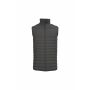 Gewatteerde heren bodywarmer dark grey M