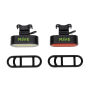 Lumino RCS rplastic USB-oplaadbare fietslamp set, zwart