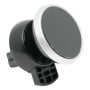 Magnetische telefoonhouder FLUX zilver, zwart