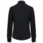 Dames Oxford blouse lange mouwen Black XXL