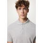 IQONIQ Yosemite gerecycled katoen pique polo, heather grey (M)