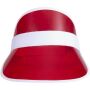 Bright pet met doorzichtig vizier - Rood