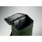 BOULDER - 15" PU laptop rugzak - Donker Marinegroen