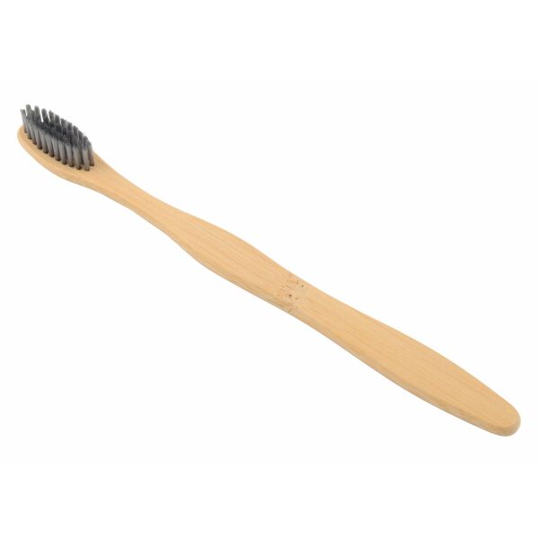 Bamboe tandenborstel ECO CLEAN bruin, grijs