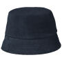 Ecologische uniseks bucket hat in badstof Navy Blue S/M