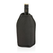 Vino AWARE™ RPET wijnkoeler sleeve, zwart