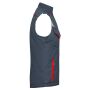 Workwear Softshell Padded Vest - COLOR - carbon/red XS