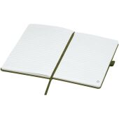 Honua A5 notitieboek van gerecycled papier met gerecyclede PET cover - Bosgroen