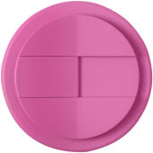 Americano® Eco 350 ml gerecyclede beker met spill-proof deksel - Roze/Wit