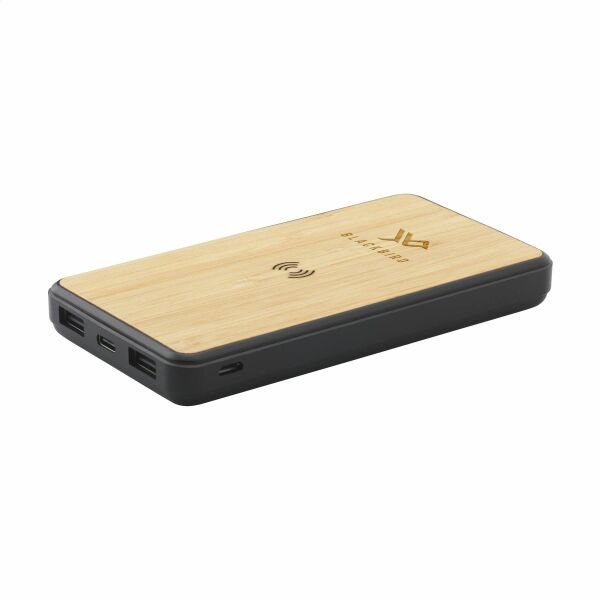 Boru Bamboo RCS Recycled ABS Powerbank Wireless Charger Boru Bamboo RCS Recycled ABS Powerbank Wireless Charger