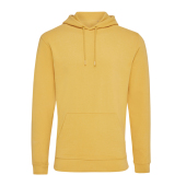 Iqoniq Jasper gerecycled katoen hoodie, ochre yellow (M)