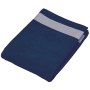 Fluwelen Strandlaken Navy / White One Size