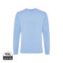 IQONIQ Zion gerecycled katoen sweater, sky blue (M)
