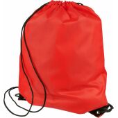 Polyester (210D) trekkoord rugtas Isolde zwart