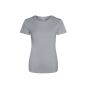 WOMEN'S COOL T, HEATHER GREY, L, JUST COOL