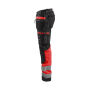 High Vis werkbroek met stretch en gereedschapszakken