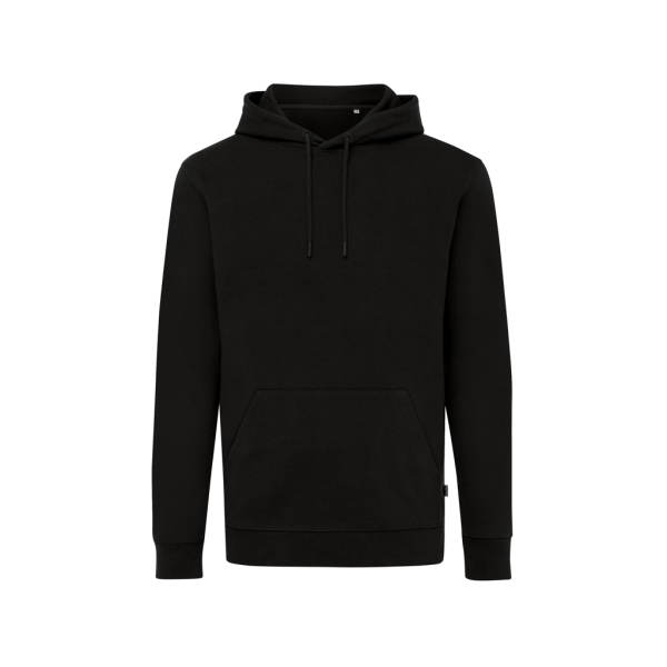 Iqoniq Jasper gerecycled katoen hoodie, zwart (5XL)