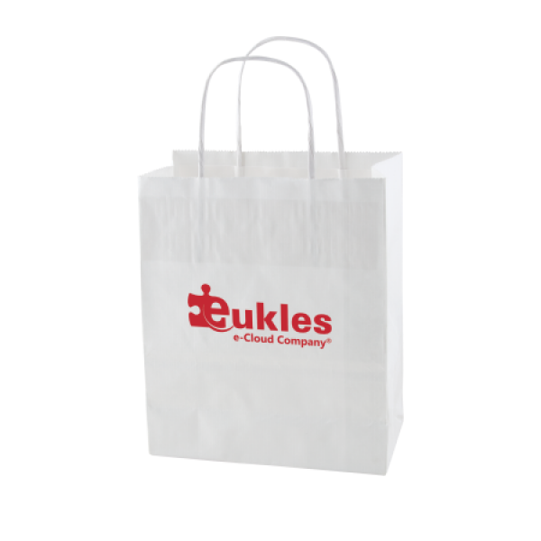 ARCE Ecru Papieren tas wit en bruin