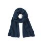 METRO KNITTED SCARF, FRENCH NAVY, One size, BEECHFIELD
