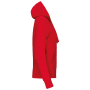 Damessweater met rits en capuchon Red XS
