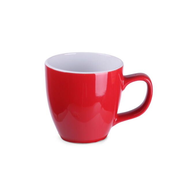 Beker Americano Small Duo 250ml rood/wit Beker Americano Small Duo 250ml rood/wit
