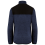 Gerecycled damesjasje in polytricot Navy Melange / Black S
